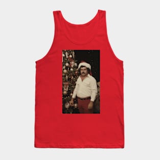 Pablo Escobar Xmas Santa Tank Top